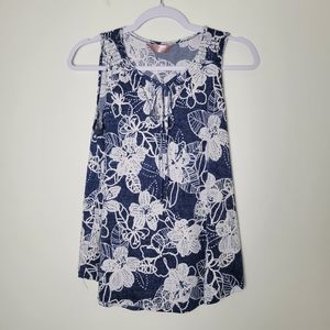 SJS Floral Sleeveless Top Size S